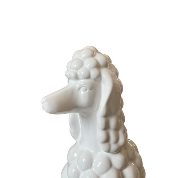 Fancy French Poodle Figurine Statue Large 17in White Ceramic Luxury Decor NEW - Picture 3 of 15